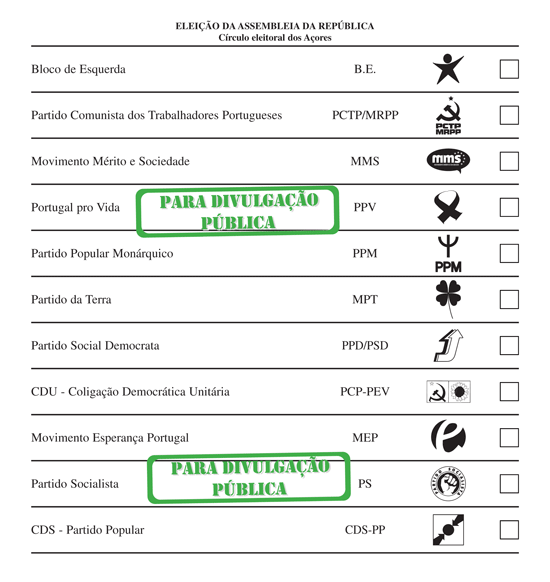 boletim de voto